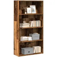 vidaXL Bibliothèque vieux bois 40x30x152 cm bois d'ingénierie
