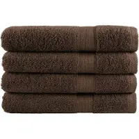 vidaXL Serviettes de qualité supérieure SOLUND 10 pcs marron 600 g/m²