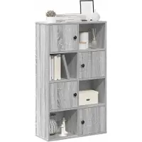 vidaXL Bibliothèque sonoma gris 60x24x101,5 cm bois d'ingénierie