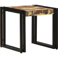 vidaXL Table basse multicolore 40X50X38 Cm Bois massif de récupération Lumarko !