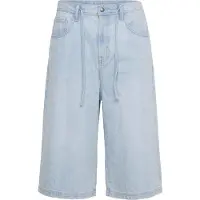 Urban Classics Short pour homme Skater Shorts avec cordon de serrage, nouveau modèle bleu clair délavé - taille 30