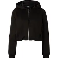 Urban Classics Tb8168 Full Zip Sweatshirt Noir 3XL Femme