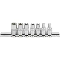 Jonnesway Jeu de douilles 7 Elem. (1/4")Torx S06H27S