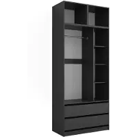 Vicco Armoire Elmo Anthracite 50x40cm, Model 61351