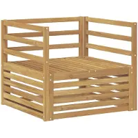 vidaXL Canapé d'extérieur blanc