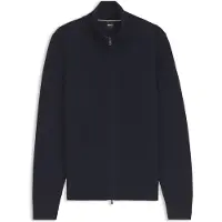 BOSS Pull en coton zippé
