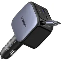 UGREEN Chargeur De Voiture 145w 3c1a Usb-a Usb-c