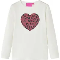 Syfax T-shirt enfants à manches longues écru 116