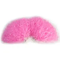Gistuch 2 pièces de pom-poms de cheerleading sport balle de danse accessoires de fête (rose)