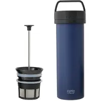 Espro Cafetière à piston Ultra Light bleu foncé 450 ml