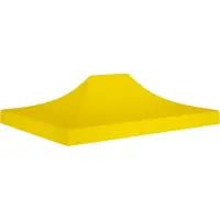 Prolenta Maison Exclusive - Toile de chapiteau 4,5 x 3 m, jaune, 270 g/m²