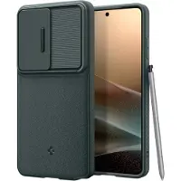 Spigen Coque Optik Armor Camera slider pour Samsung Galaxy S26 Ultra - Abyss Green