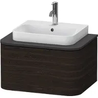 Duravit Happy D.2 Plus Meuble sous-vasque sur console suspendu, 650x480 mm, 1 tiroir, pour vasque à poser, HP494006969