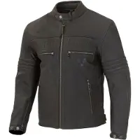 Merlin Revival D3O Veste en cuir de moto perforée