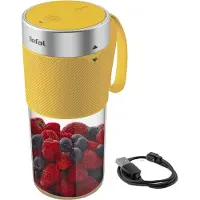 Tefal Lightmix BL1C0230 blender 0.3 L Portable blender Stainless steel, Transparent, Yellow