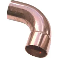 Viega Match0 103415 35 Mm, 90°, Bout Uni, Cuivre -