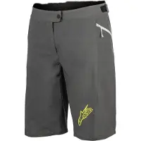 Alpinestars Stella Pathfinder short de cyclisme pour femmes, gris/jaune, 30
