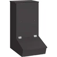 Syfax Distributeur de porcs Noir 55 x 38 x 76 cm Acier Laminé à Froid