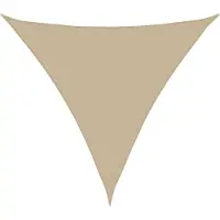 Prolenta Maison Exclusive - Tente d'ombrage en tissu Oxford, forme triangulaire, 6 x 6 x 6 m, beige