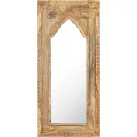 Syfax Miroir 50x3x110 cm Bois de manguier massif