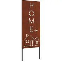 Syfax Écran de confidentialité de jardin Fretwork Rouillé 50 x 140 cm