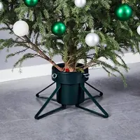 Prolenta Maison Exclusive - Support pour sapin de Noël noir 46 x 46 x 19 cm