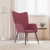 Prolenta Maison Exclusive - Fauteuil relax tissu bordeaux