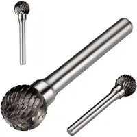 OEM Double tranchant, carbure de tungstène, pièce en rotation, tête de 9/16 pouces, queue de 6 mm, forme de boule