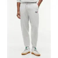 Tommy Hilfiger Pantalon 'Signature Logo Cuffed' gris clair