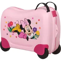 Samsonite Valise RIDE-ON SUITCASE DISNEY MINNIE FLOWER POWER garcons - Rose - Unique