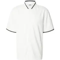 Urban Classics Interlock Baseball Short Sleeve Shirt Blanc 4XL Homme