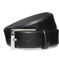 HUGO pour homme. 50541175 Ceinture Volpiana noire (90 cm), Casuel, Cuir