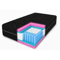 MARPUR Matelas à ressorts ensachés 120x200 Muvieso, 7 zones, fermeté H3, hauteur 19 cm