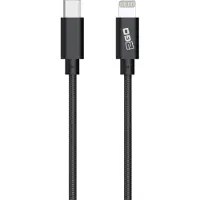 2GO Datenkabel lightning-USB Type-C anthrazit-1m MFI zert