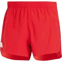 Adidas Pantalon de sport 'Adizero Essentials' rouge / blanc cassé