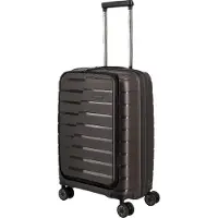 Travelite Air Base, valise à roulettes, coque rigide, marron, petite, 4 roues, serrure à combinaison TSA