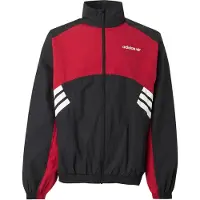 Adidas Munich Homme - Vestes Zippees, Rouge - Taille XXL - Poly Woven