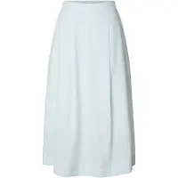 Selected Jupe 'SLFHANNAH' bleu clair / blanc