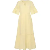TATUUM Robe 'Bussa' jaune clair