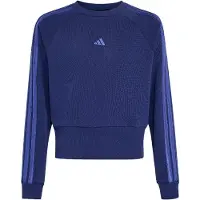 Adidas Satin Sweatshirt Enfant - Sweats, Bleu - Taille 135 - 140 CM - Jersey de coton