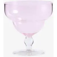 Nordal Ensemble de 6 pièces en verre rose Crocus