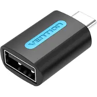 Vention Adaptateur Usb Cdtb0, Usb-C Mâle vers Usb 2.0 Femelle (Noir)