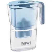 BWT Carafe filtrante Vida, 2,6 l – bleue + 1 cartouche filtrante minéralisée au magnésium