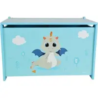 Big Buy Cooking Coffre Fun House LEON LE DRAGON Bois 40 x 58 x 36 cm