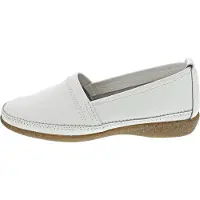 ACO HAUSTECHNIK Aco Cindy04 : Chaussures pour femmes, chaussures basses, mocassins, couleur blanche, style décontracté