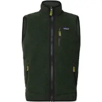 Patagonia - Polaire sans manches en Polartec® - M's Retro Pile Vest Old Growth Green pour Homme - Taille S - Kaki