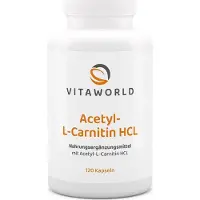 Vita-World GmbH Acétyl-L-Carnitine Hcl gélules 120 pc