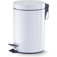 Zeller 18208 Tretabfalleimer Stahl weiß 3 L