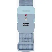 American Tourister Sangle d'arrimage accessoires de voyage Luggage Belt TSA Stone Blue / Blue bleu gris
