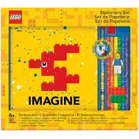 LEGO - Set de papeterie (13 pièces) Crayons Bloc à dessin Gommes